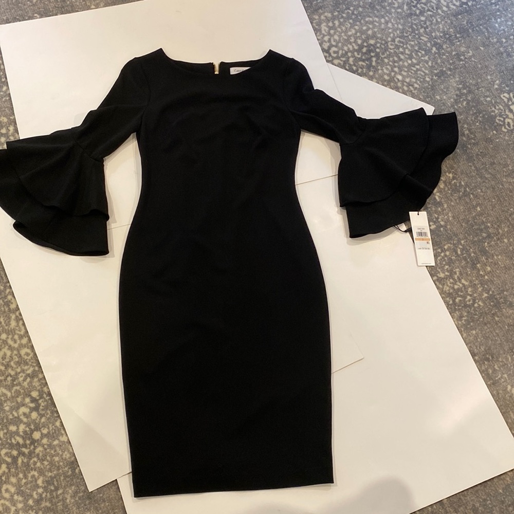 CALVIN KLEIN PERFECT BLACK DRESS NWT